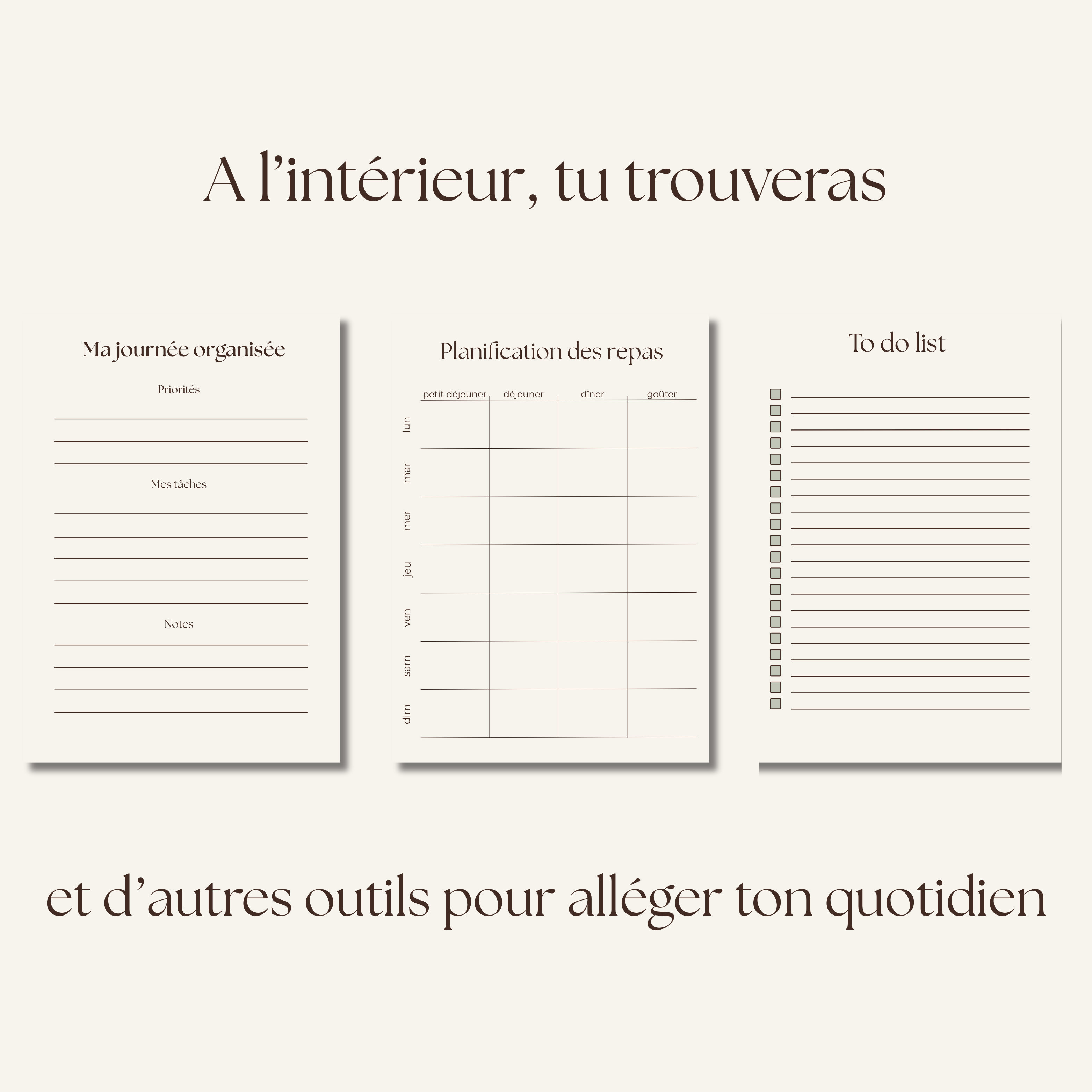 L’essentiel maison